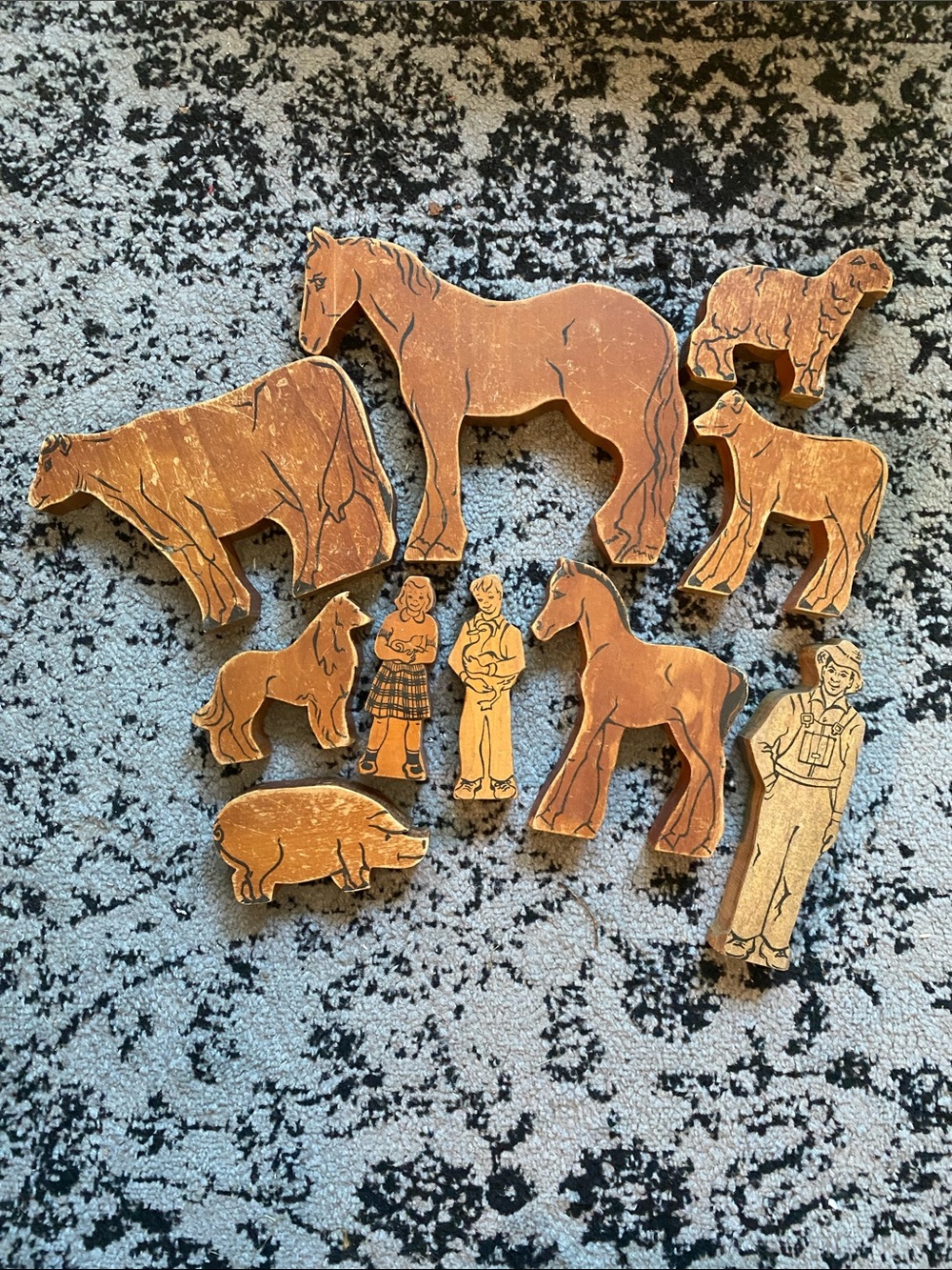 Vintage Community Playthings Farm Collection